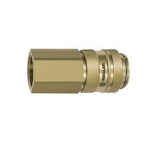 419.06  Schnellverschlusskupplung, NW 19, Messing blank, G 1 1/4 IG