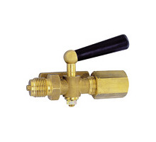 9021/ES   manometer-stopcock, pin-clamping sleeve, stainless steel 1.4571, G 1/2
