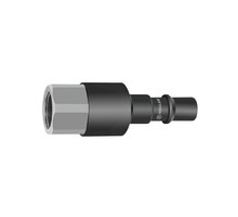 426.53-RSV  Nippel, mit Rückschlagventil, für Kupplungen NW 11, ISO 6150 C, Stahl, G 1/2 IG