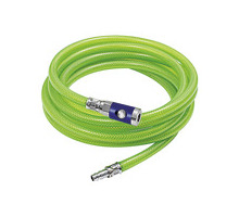 DSG9-10S  PVC-Gewebeschlauch-Set, leuchtgrün, Schlauch-Dmr. 15x9, Länge 10 m