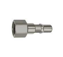 411.52-ES  Nippel, für Kupplungen NW 11, ISO 6150 C, Edelstahl, G 3/8 IG