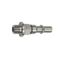 426.61-GR  Nippel, unverwechselbar, NW 6, ISO 6150 C, G 1/4 AG, grau