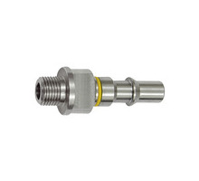 426.61-GE  Nippel, unverwechselbar, NW 6, ISO 6150 C, G 1/4 AG, gelb