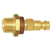 247.65   nipple, distinctive, NW 5, brass blank, G 1/8 AG, brown