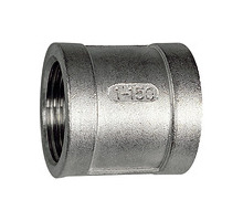 269.02-ES  Muffe, rund, G 1/4, Edelstahl 1.4408