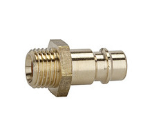 243.48  Nippel, für Kupplungen NW 7,2-7,8, Messing blank, G 1/8 AG