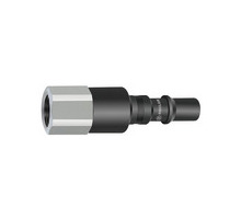 425.52-RSV  Nippel, mit Rückschlagventil, für Kupplungen NW 8, ISO 6150 C, Stahl, G 3/8 IG