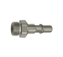 408.62-ES  Nippel, für Kupplungen NW 8, ISO 6150 C, Edelstahl, G 3/8 AG