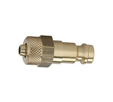243.29  Nippel, für Kupplungen NW 5, Messing blank, für Schlauch 6x4