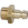 243.031  Nippel, für Kupplungen NW 5, Messing blank, G 1/8 AG, SW 14