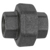 TFV330-114-DS   screw connection 330, flat sealing, Rp 1 1/4, Rp 1 1/4, melleable cast iron black