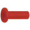 79.005  Verschlussstopfen, POM, Stutzen 5 mm, rot