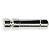 58.004-E  Verschlussstecker, value line, Stutzen 4 mm, Messing vernickelt