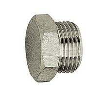 252.90/N-E  Verschlussschraube, value line, M5, SW 8, Messing vernickelt
