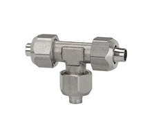 14.800-8 ESH  T-Verbinder, für Schlauch 8/6 mm, SW1 14, SW2 10, Edelstahl 1.4404