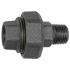 TFV 341-30-S   screw connection 341, conical sealing up, R 3, Rp 3, melleable cast iron black