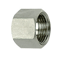 234 C-ES  Überwurfmutter, sechskant, G 1/2, für Tüllengröße LW 9, Edelstahl 1.4571