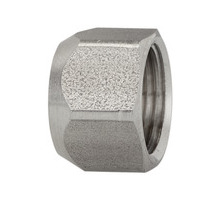 16.014-10 ESH  Überwurfmutter, M14x1,0, für Schlauch 10/8 mm, SW 16, Edelstahl 1.4404