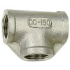254.33-ES  T-Verteiler, 3x innen, Rp 1/8, Edelstahl 1.4401/1.4408
