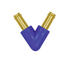 VPK-400  V-Schlauchverbindungsstutzen, für Schlauch LW 4, Messing und POM