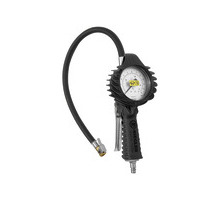 39.021  Standard-Handreifenfüllmesser, Messing, Manometer, Dmr. 80 mm, geeicht, 0-12 bar