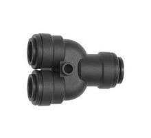 89.012  Y-Verbinder, POM, für Schlauch-Außen-Dmr. 12 mm