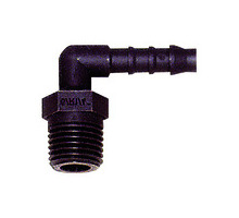 32.332  Winkel-Einschraubstutzen, R 1/8 außen, für Schlauch LW 6 mm, PA 6