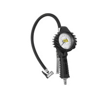 39.031  Standard-Handreifenfüllmesser, Hebelstecker, Manometer, Dmr. 80 mm, geeicht, 0-12 bar