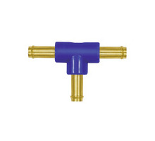 TPK-400  T-Schlauchverbindungsstutzen, für Schlauch LW 4 mm, Messing/POM