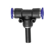 293.008-K  T-Steckverbindung, Stecknippel 8 mm, Blaue Serie, für Schlauch-Dmr. 8