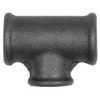 TFT 130-11434-S   T-piece 130, reducing, Rp 1 1/4, Rp 3/4, Rp 1 1/4, melleable cast iron black