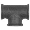 TFT 130-12-S   T-piece 130, 3x Rp 1/2 inside, melleable cast iron black