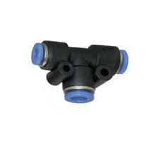 138.1008  T-Steckverbindung, Blaue Serie, reduzierend, für Schlauch-Dmr. 2x10/1x8