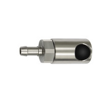 411.25-ES  Druckknopf-Sicherheitskupplung, NW 11, ISO 6150 C, Edelstahl, Tülle LW 13