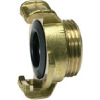 K 116 A   GEKA-threaded part, rigid, brass blank, G 1 1/2external