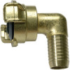 K 303   GEKA-angled hose piece, 360° rotatable, brass blank, LW 19