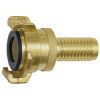 K 401   GEKA-hose piece, rigid, safety design, ring, LW 13