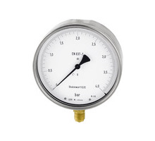 1158   micrometre pressure gauge, G 1/2 radial bottom, -1/0 bar, diameter 160