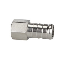 237.16-N  Aufschraubschlauchtülle, G 1/2 innen, für Schlauch LW 14, Messing vernickelt
