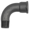 TFB 1-38-S   arch 1, long, 90°, Rp 3/8inside, R 3/8 external, melleable cast iron black