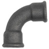 TFB 2A-34-S   arch 2a, short, 90°, Rp 3/4inside, Rp 3/4 inside, melleable cast iron black