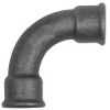TFB 2-212-S   arch 2, long, 90°, Rp 2 1/2inside, Rp 2 1/2 inside, melleable cast iron black