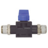 276.014  3/2-Wegeventil, Blaue Serie, AG/AG R 1/4, Gewindebeschichtung