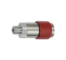 426.12-DREH-R  Dreh-Sicherheitskupplung, unverwechselbar, NW 6, ISO 6150 C, G 3/8 AG, rot