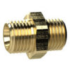 MS252LH1414  Doppelgewindenippel, G 1/4 außen links, G 1/4 außen links, SW 17, Messing