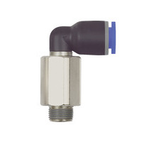 128.012-10  L-Steckverschraubung, Blaue Serie, lang, drehbar, R 1/2 außen, Dmr. 10 mm