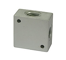 16.0973  Kreuzverteiler, G 3/8, Aluminium, SW 25