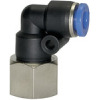 168.005-4  L-Steckverschraubung, Blaue Serie, drehbar, M5 innen, Dmr. 4 mm