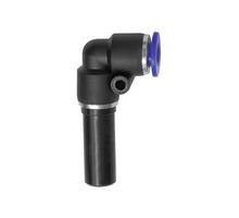 157.0604-K  L-Steckverbindung, Stecknippel 6 mm, Blaue Serie, für Schlauch-Dmr. 4, Kunststoff