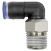 126.018-4M  L-Steckverschraubung, Blaue Serie mini, drehbar, R 1/8